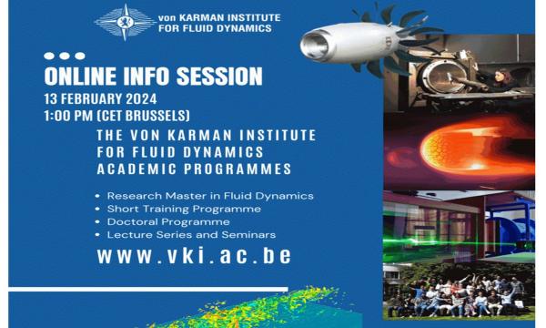 Il 13 febbraio L'Istituto von Karman per la Fluidodinamica presenta le proprie attività e le opportunità per gli studenti